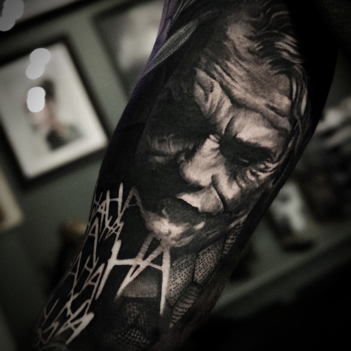 Heath Ledger Joker Tattoo